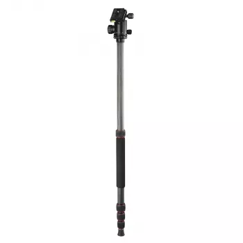 Hama Ramble II Duo Carbon tripé para smartphone/câmara digital 4 pernas capacidade de carga 8 kg