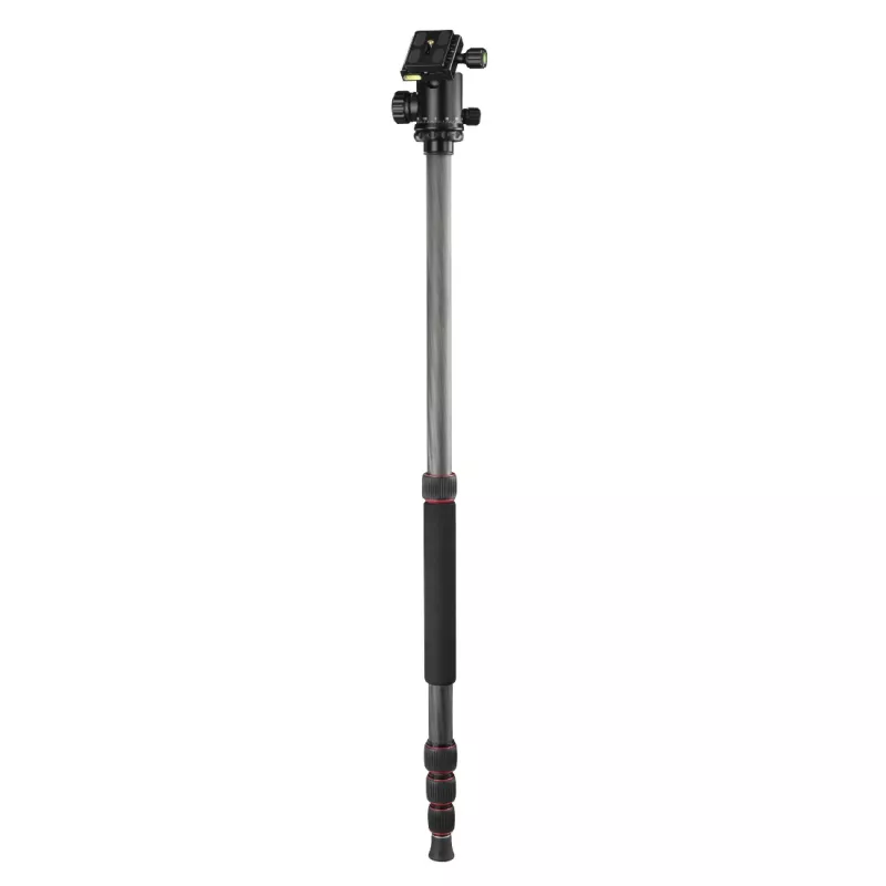 Hama Ramble II Duo Carbon tripé para smartphone/câmara digital 4 pernas capacidade de carga 8 kg