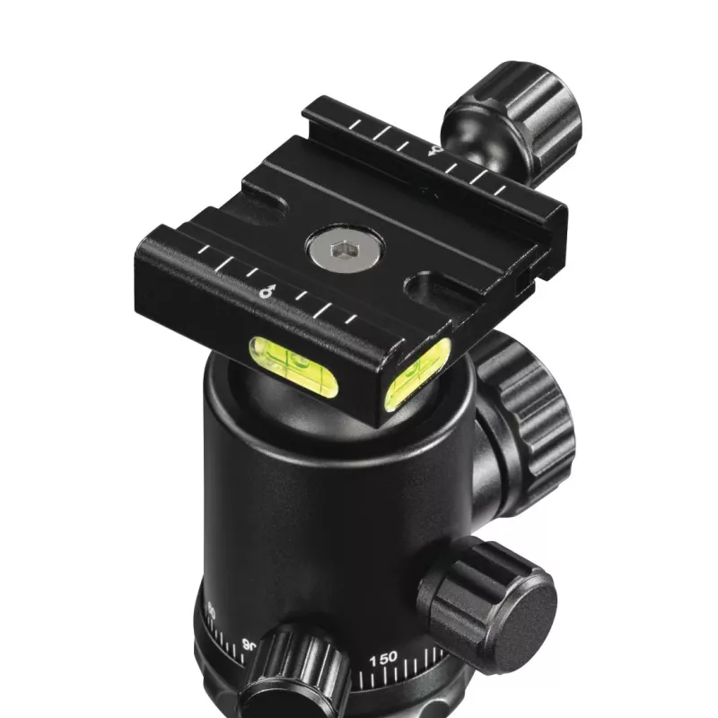 Hama Ramble II Duo Carbon tripé para smartphone/câmara digital 4 pernas capacidade de carga 8 kg
