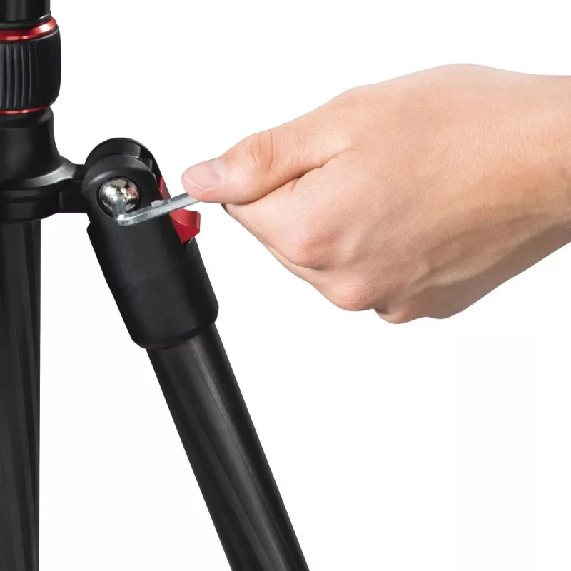 Hama Ramble II Duo Carbon tripé para smartphone/câmara digital 4 pernas capacidade de carga 8 kg