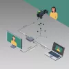 ACT placa de captura de vídeo USB-C, passagem HDMI 4K@60Hz, gravação 4K@30Hz