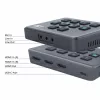 ACT comutador de vídeo USB-C com entrada HDMI dupla 60Hz cinzento
