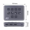 ACT comutador de vídeo USB-C com entrada HDMI dupla 60Hz cinzento