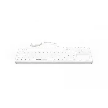 Teclado GETT Cleantype Prime Touch+ USB Swiss branco