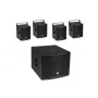 Altifalante Omnitronic 20000757 preto com fios e sem fios 130 W