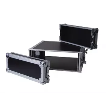 Flightcase Roadinger 30109784 contraplacado preto prateado 9,4 kg