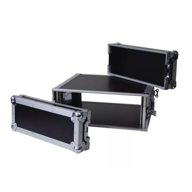Flightcase Roadinger 30109784 contraplacado preto prateado 9,4 kg