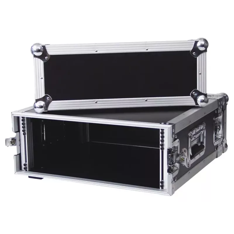Flightcase Roadinger 30109784 contraplacado preto prateado 9,4 kg