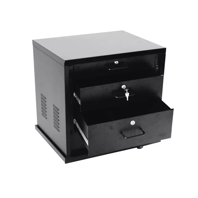 Rack autónomo Roadinger 30103170 12U preto capacidade 50 kg