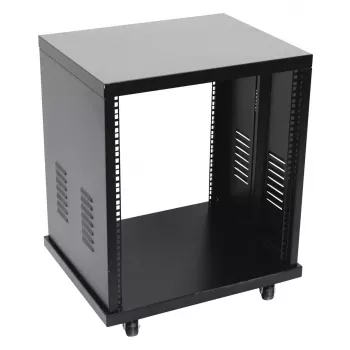 Rack autónomo Roadinger 30103170 12U preto capacidade 50 kg
