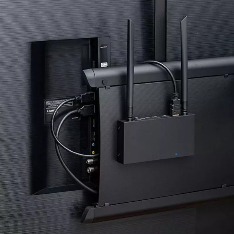 Transmissor e recetor AV sem fios Marmitek TV Anywhere 4K preto