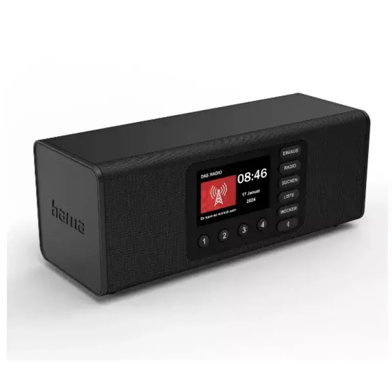 Rádio pessoal Hama DR2002BT Sintonizador digital DAB DAB+ FM 10W