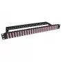 Patch panel de fibra ótica de alta densidade ACT FA2100 96 portas 192 fibras LC multimodo OM4