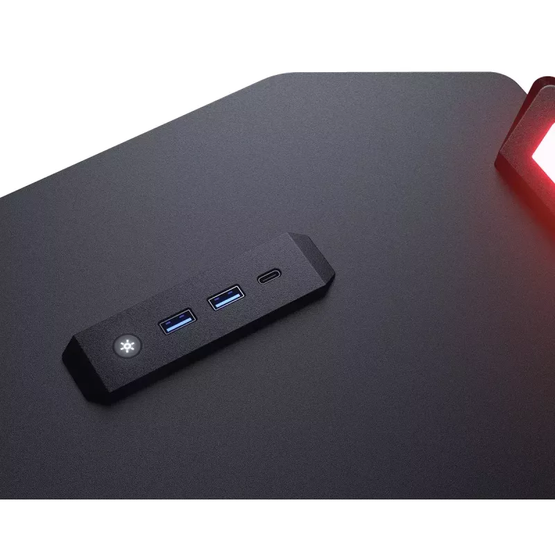 Secretária de computador COUGAR Gaming DEMIUS 120 preto MDF USB 3.2