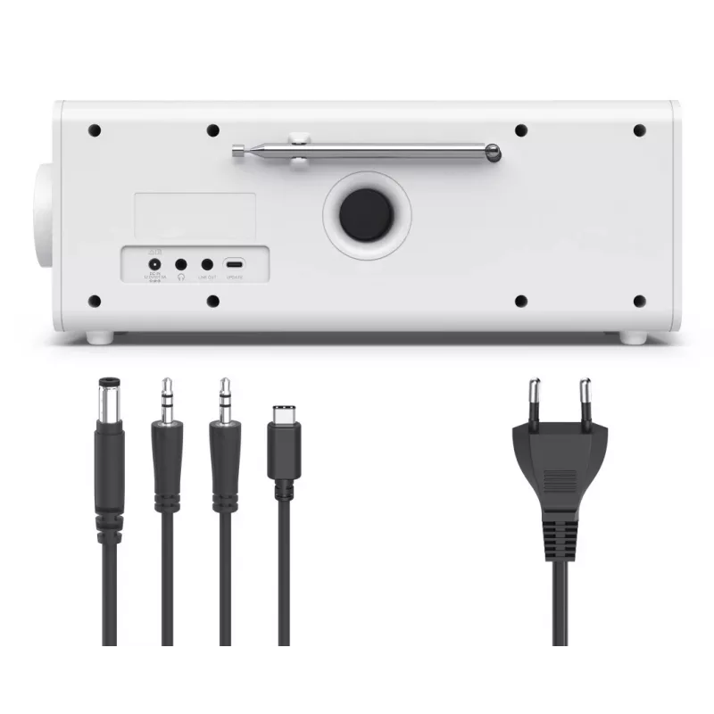 Rádio pessoal Hama DR2002 DAB DAB+ FM 10W ecrã TFT