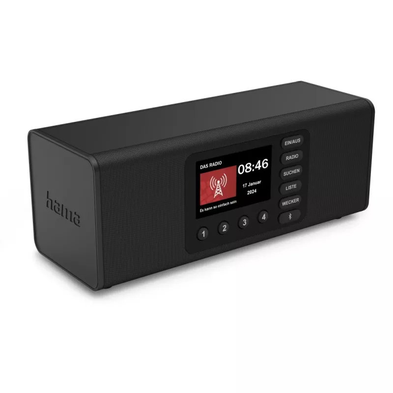 Rádio pessoal Hama DR2002 sintonizador digital DAB DAB+ FM 10W