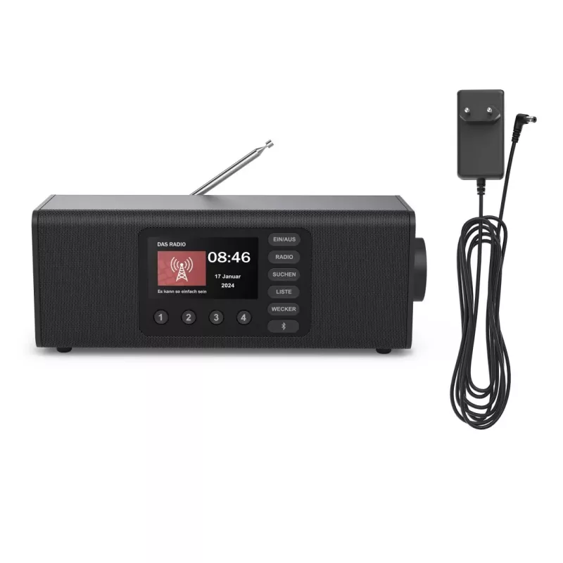 Rádio pessoal Hama DR2002 sintonizador digital DAB DAB+ FM 10W