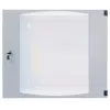 Intellinet Armário de rede 19 polegadas - Montagem na parede (estrutura oscilante em duas partes), 9U, 600 mm de profundidade, cinzento, Flatpack, máx. 30 kg, oscilante para acesso à parte traseira do armário em montagem na parede, rack, profundidade útil 385 mm, peças para montagem na parede não incluídas