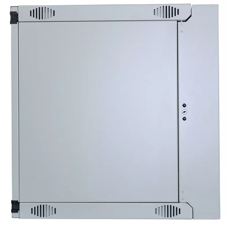 Intellinet Armário de rede 19 polegadas - Montagem na parede (estrutura oscilante em duas partes), 9U, 600 mm de profundidade, cinzento, Flatpack, máx. 30 kg, oscilante para acesso à parte traseira do armário em montagem na parede, rack, profundidade útil 385 mm, peças para montagem na parede não incluídas