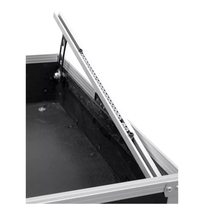 Flightcase Roadinger 3011157D preto prateado