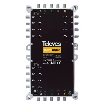 Multiswitch de satélite Televes MS512C