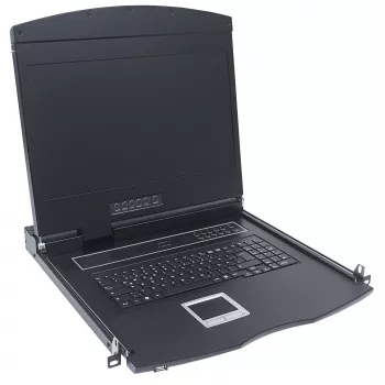 Consola de rack Intellinet 508025 43,2 cm (17 polegadas) 1280 x 1024 píxeis preto 1U