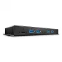 Lindy hub USB 3.2 Gen 2 de 7 portas em metal