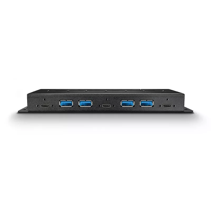 Lindy hub USB 3.2 Gen 2 de 7 portas em metal