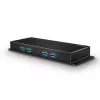 Lindy hub USB 3.2 Gen 2 de 7 portas em metal