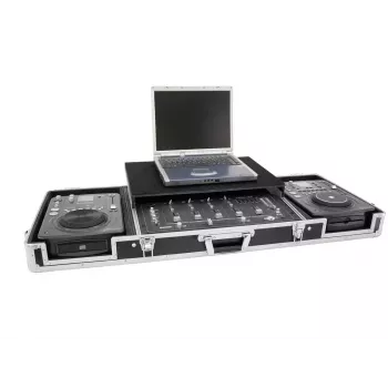 Flightcase Roadinger 3012534A Contraplacado Preto Prateado 10,6 kg