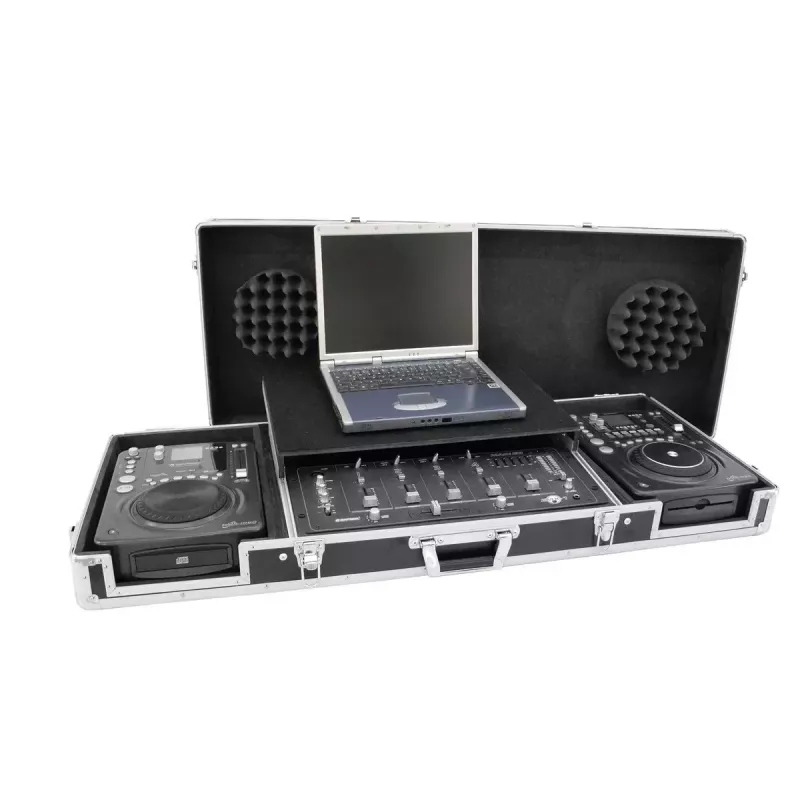 Flightcase Roadinger 3012534A Contraplacado Preto Prateado 10,6 kg