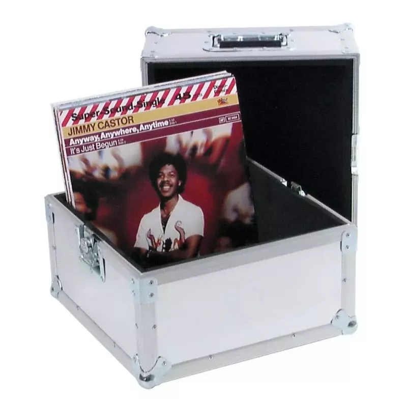 Hardcase Roadinger 30110025 para discos de vinil Contraplacado Alumínio 375x375x440mm