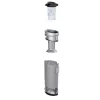 Rowenta RH1129 aspirador vertical 2 em 1 a bateria seco sem saco 0,4 L 100 W roxo, alumínio