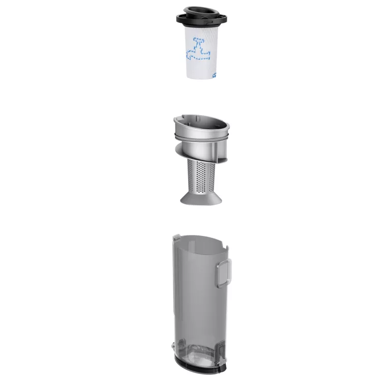 Rowenta RH1129 aspirador vertical 2 em 1 a bateria seco sem saco 0,4 L 100 W roxo, alumínio