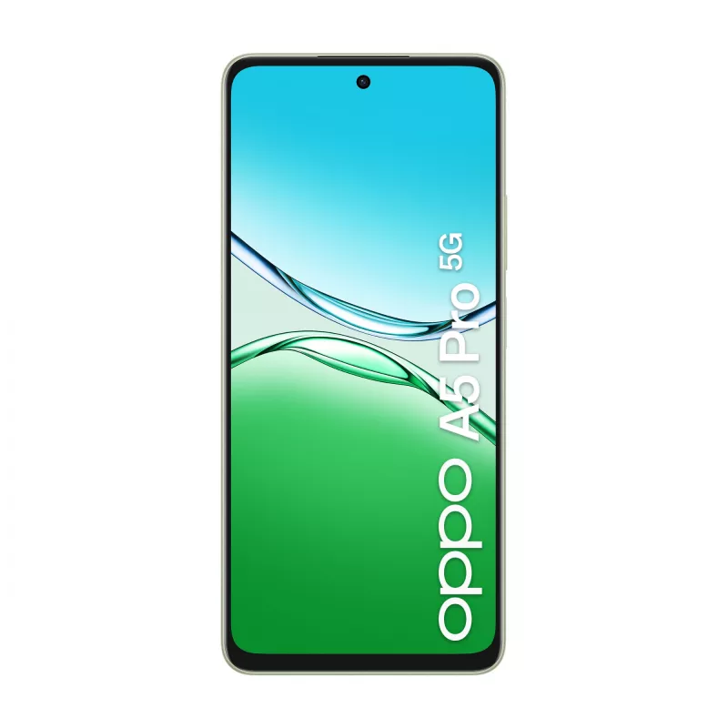 OPPO A5 Pro 5G 16,9 cm (6,67 polegadas) Dual SIM Android 15 USB Type-C 8 GB 256 GB 5800 mAh verde, azeitona