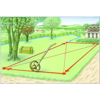 Roda de medição de distância a laser Laserliner RollPilot D12