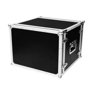 Flightcase Roadinger 30107260 MDF preto prateado 9,7 kg