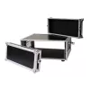 Flightcase Roadinger 30107220 MDF preto prateado 6,8 kg