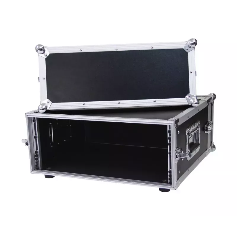 Flightcase Roadinger 30107220 MDF preto prateado 6,8 kg