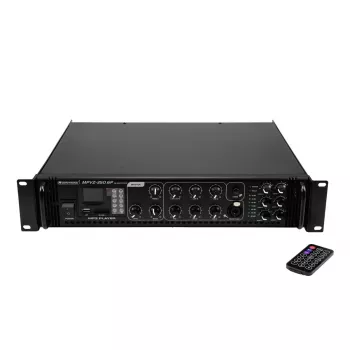 Amplificador de áudio Omnitronic 80709792 atuação/palco preto