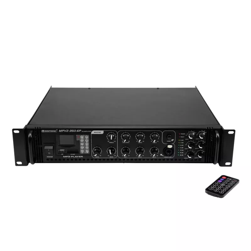 Amplificador de áudio Omnitronic 80709792 atuação/palco preto