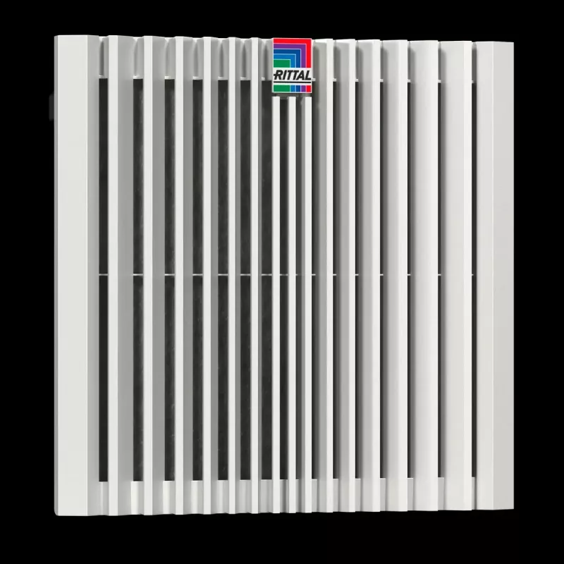 Acessório para rack Rittal 3244.740 — caixa de plástico, fluxo de ar 910 m³/h, branco