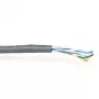 Cabo ACT CAT5E U/UTP PVC maciço cinzento 305 m