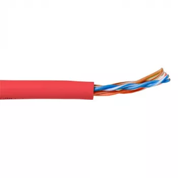 Cabo de patch ACT CAT5E U/UTP flexível vermelho 305 m