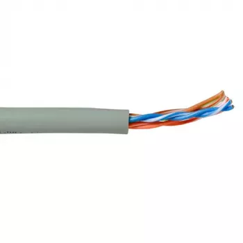 Cabo de patch ACT CAT5E U/UTP flexível cinzento 305 m