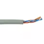 Cabo de patch ACT CAT5E U/UTP flexível cinzento 305 m