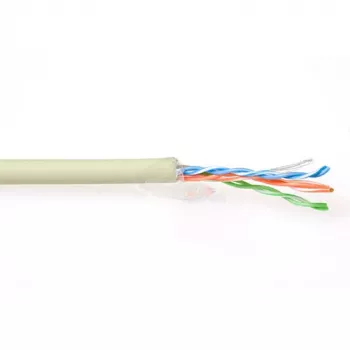 Cabo de patch ACT CAT5E F/UTP LSZH flexível marfim 305 m