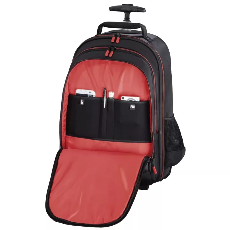 Mala trolley Hama Miami preto, vermelho