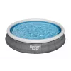 Piscina Bestway Fast Set redonda de parede de aço insuflável conjunto 4,57 m x 84 cm capacidade 9677 L