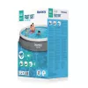 Piscina Bestway Fast Set redonda de parede de aço insuflável conjunto 4,57 m x 84 cm capacidade 9677 L